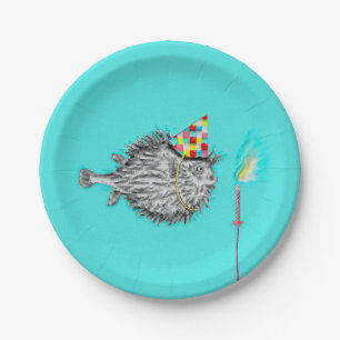 Funny Birthday Wish Paper Plate Pappteller