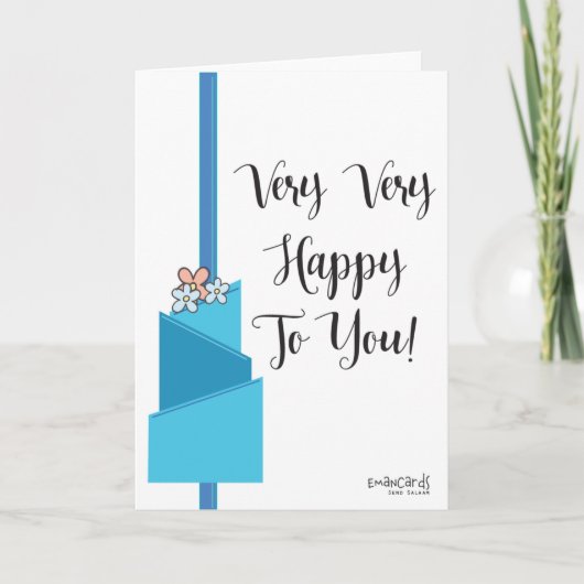 Funny Birthday Wishes Card Karte (Vorderseite)