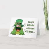 FUNNY BIRTHDAY WISHING VON ****ALBERNER FROG****-K KARTE (Vorderseite)