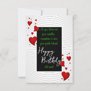 Funny Birthday wünschen Karte