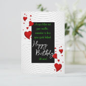 Funny Birthday wünschen Karte (Stehend Vorderseite)
