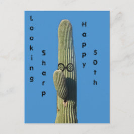Funny Birthday wünscht Cactus Spaß Postkarte