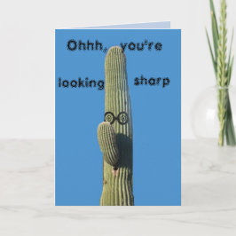 Funny Birthday wünscht Südwest Saguaro Cactus Karte
