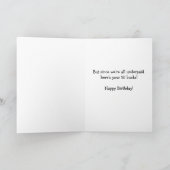 Funny Birthday - Zehn Bucks von Group/Co-Arbeitern Karte (Innenseite)