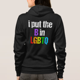 Funny Bisexual LGBTQ Rainbow Spaß Zitat Hoodie