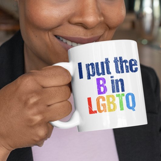 Funny Bisexual LGBTQ Rainbow Spaß Zitat Kaffeetasse