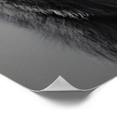 Funny Bison Bathroom Art Print, Toilet Paper Roll Poster (Ecke)