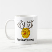 Funny Bitcoin Reindeer Merry Crypto Weihnachten Kaffeetasse (Links)