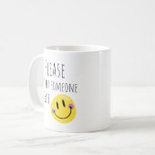 Funny bitte jemand anderen belästigen kaffeetasse (Vorderseite Links)