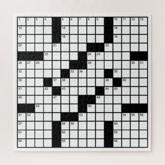 Funny Black and White Crossword Game Puzzle (Vertikal)