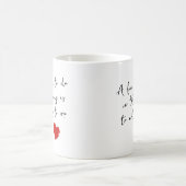 Funny Black and White Good Morning Weckte auf Zita Kaffeetasse (Mittel)