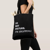 Funny Black and White Sprichwort Totbeutel Tasche (Von Nahem)