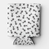 Funny Black Ants Pattern Dosenkühler (Vorderseite)