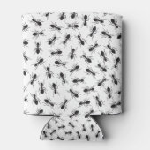 Funny Black Ants Pattern Dosenkühler (Rückseite)