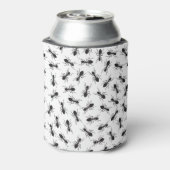 Funny Black Ants Pattern Dosenkühler (Kanne Rückseite)