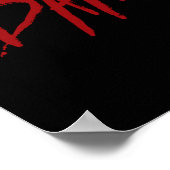 Funny Black Belt Fighter Martial Arts Spaß Poster (Ecke)