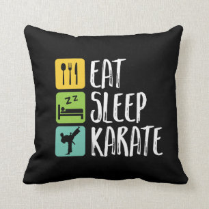 Funny Black Belt Martial Arts Frische Pasta machen Kissen