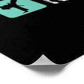 Funny Black Belt Martial Arts Frische Pasta machen Poster (Ecke)