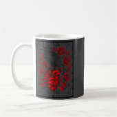 Funny Black Bird F-caw-f Anti Valentines Day Singl Kaffeetasse (Links)