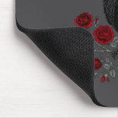 Funny Black Bird F-caw-f Anti Valentines Day Singl Mousepad (Ecke)