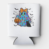 Funny Black Cat and Ghost Halloween Essential T-Sh Dosenkühler (Vorderseite)