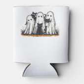 Funny Black Cat and Ghost Halloween Essential T-Sh Dosenkühler (Vorderseite)