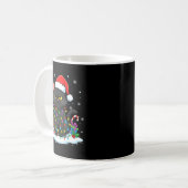 Funny Black Cat Christmas For Men Women Youth Girl Kaffeetasse (Vorderseite Links)