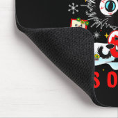 Funny Black Cat Christmas I Survived 67 Days Of Sc Mousepad (Ecke)