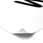 Funny Black Cat Christmas Tree Merry Santa Humor C Poster (Ecke)