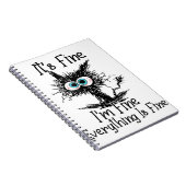 Funny Black Cat Es ist gut, ich bin gut alles ist  Notizblock (Rechte Seite)