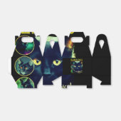 Funny Black Cat Lover Imitate Bootleg 90er Grafik Geschenkschachtel (Ungefaltet)