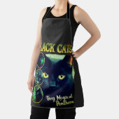Funny Black Cat Lover Imitate Bootleg 90er Grafik Schürze (InSitu)