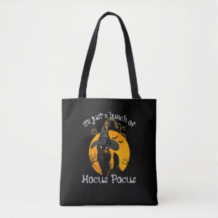 Funny Black Cat Moon Halloween Anzug Bunch of Ho Tasche