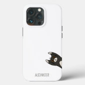 Funny Black Cat Personalisiert Case-Mate iPhone Hülle (Rückseite)