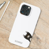 Funny Black Cat Personalisiert iPhone Hülle