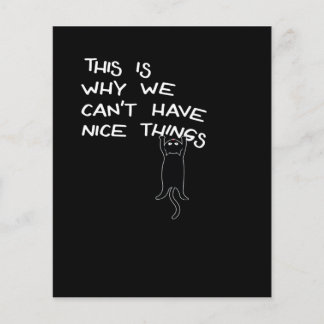 Funny Black Cat Sprichwort | Niedliches Geschenk |