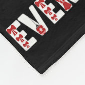 Funny Black Cat T-Shirt Fleecedecke (Ecke)