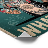 Funny Black Cat Tattoo Poster - Erzähl mir nicht w (Ecke)