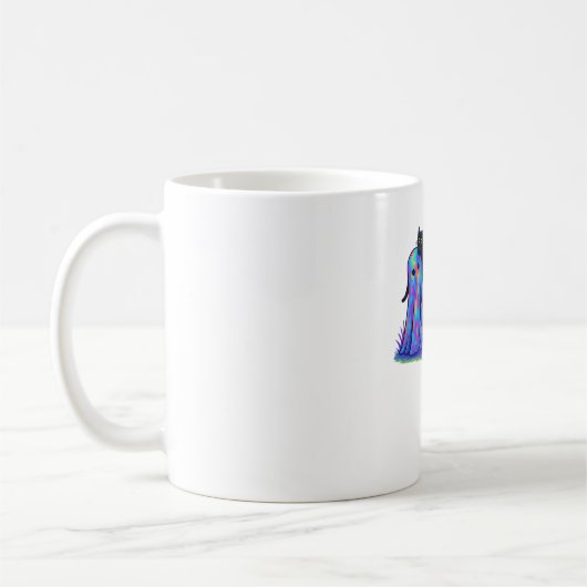 Funny Black Cat und Ghost Halloween Essential T-Sh Kaffeetasse (Links)