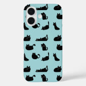 Funny Black Cats Case-Mate iPhone Hülle (Rückseite)