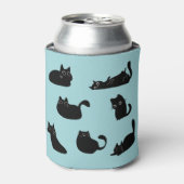 Funny Black Cats Dosenkühler (Kanne Vorderseite)