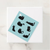 Funny Black Cats Geburtstagsgeschenk Geschenkanhänger (Beispiel)