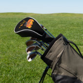 Funny Black Cats Lkw Autumn Pumpkin Mapsleaf Golf Headcover (In SItu)
