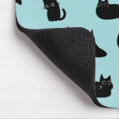 Funny Black Cats Mousepad (Ecke)
