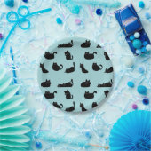 Funny Black Cats Pappteller (Party)