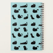 Funny Black Cats Planer (Rückseite)