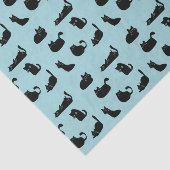 Funny Black Cats Seidenpapier (Ausschnitt)