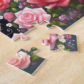 Funny Black Demon und Angel Cat Puzzle (Seite)