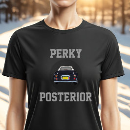 Funny Black Figaro Car Perky Posterior T - Shirt