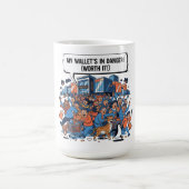 Funny Black Friday Sale Rush T-Shirt Design Kaffeetasse (Mittel)